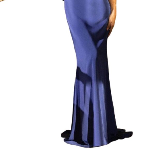 NWT Terani Couture 242M3315 Mother Of The Bride Dress Royal Size 6 - Picture 2 of 6